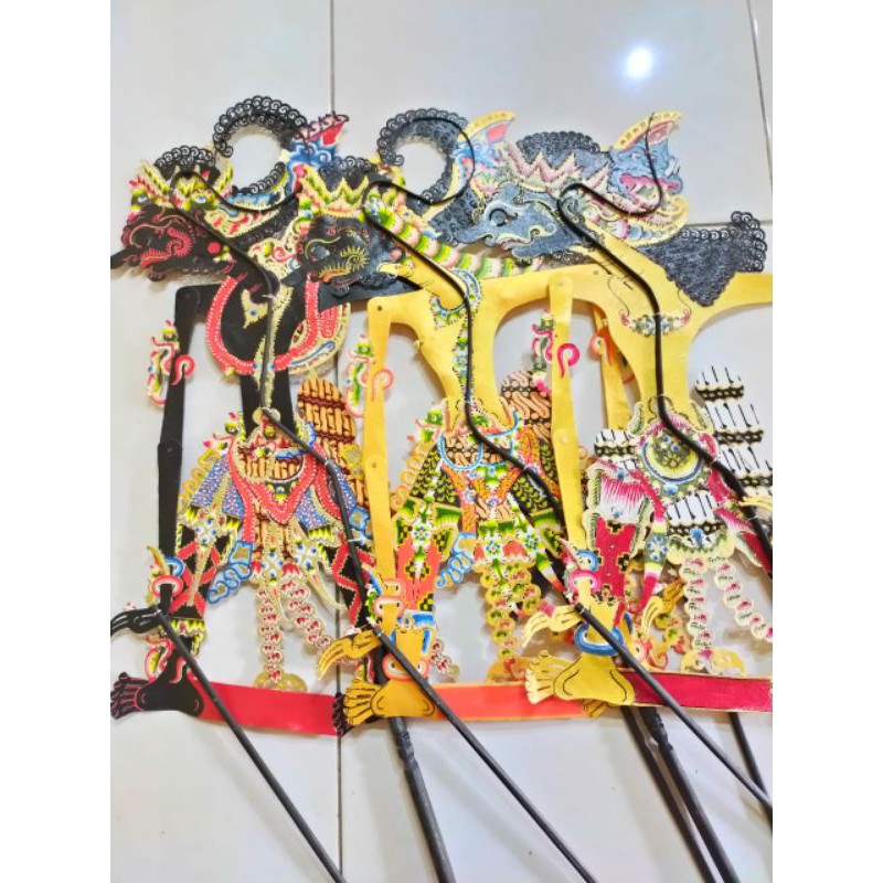 PUTRA BIMA WAYANG KULIT ASLI 3PCS