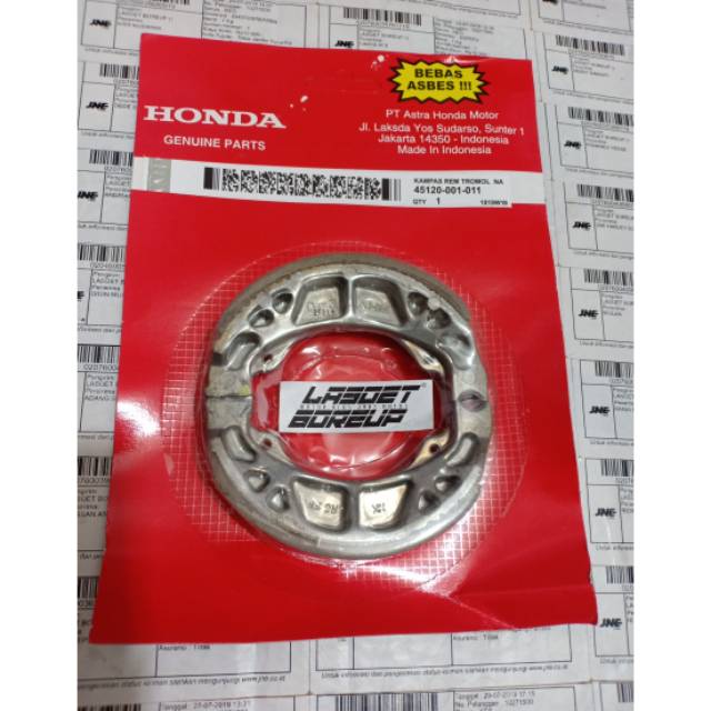 KAMPAS REM PIRODO TROMOL DEPAN BELAKANG HONDA C50 C70 C700 C800 ASTREA STAR PRIMA ORI ORIGINAL AHM