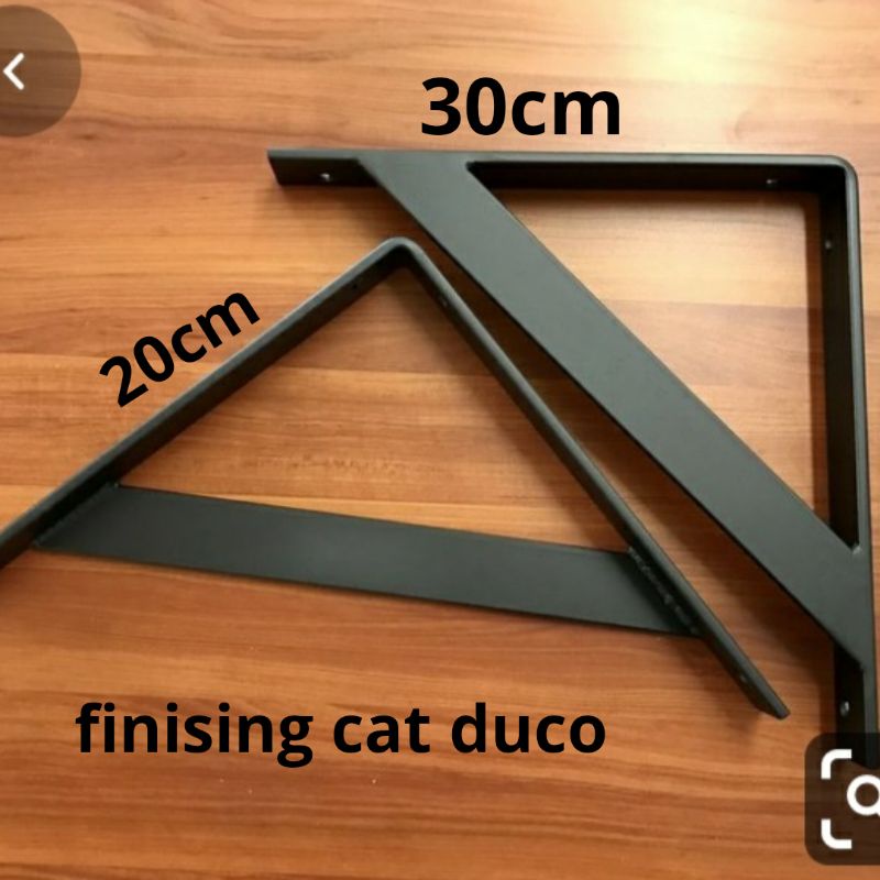 rak besi ambalan kayu bracket ambalan plat 4cm tebal 4mm