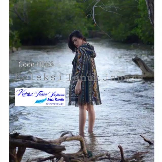 Special Promo Hoodie tenun etnik code HDE6 khas toraja.