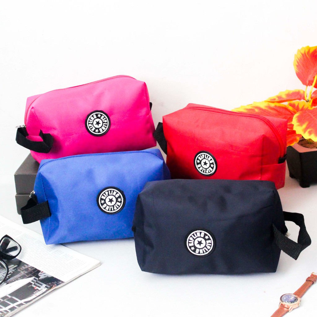 Tas Pouch Kosmetik Cewek Tas Make Up Motif Pouch Serbaguna Dompet Kosmetik Wanita Travel Cosmetic Bag