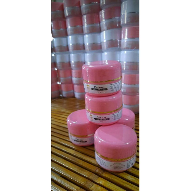 (Kemasan Baru) Cream All In One wa beauty, cream ecer pink