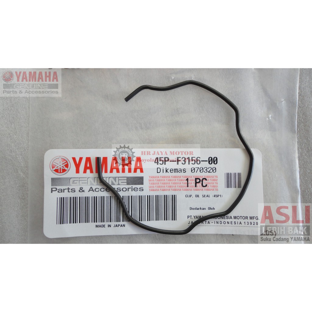 Klip Clip Sil Seal As Shock Sok depan - Byson Asli Yamaha 45P-F3156-00