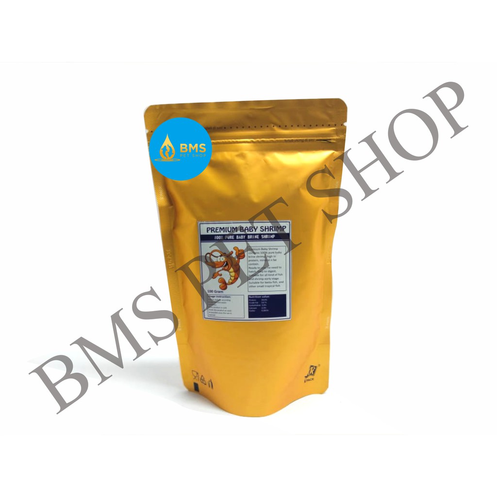 

PREMIUM BABY SHRIMP 100 GRAM Pakan Ikan Cupang Dan Guppy AA04303