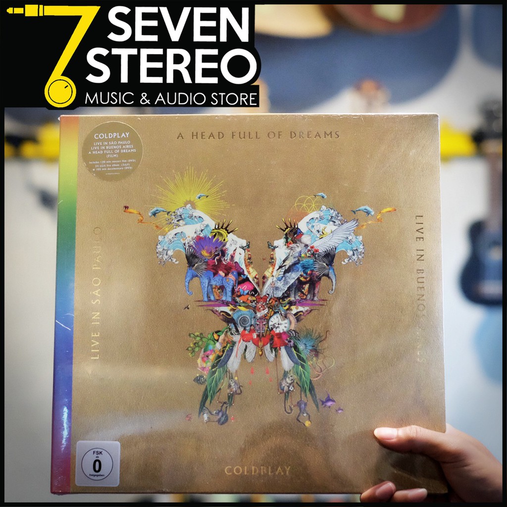 Vinyl Pringan Hitam Coldplay - The Butterfly Package 3LP Boxset