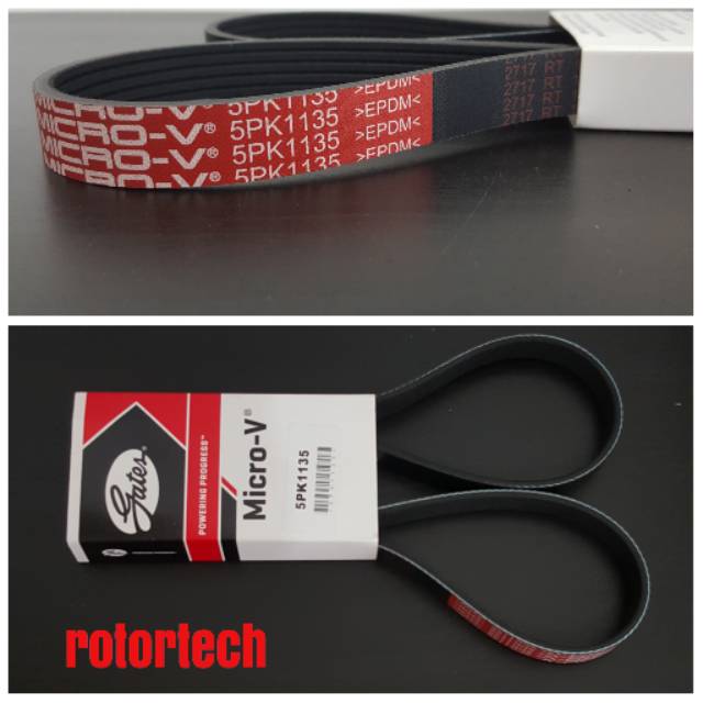 Fan Belt Micro V Belt GATES Original 5pk 1135