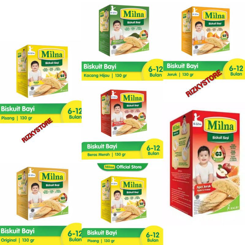 Milna Biskuit Bayi Rusk 130 gram