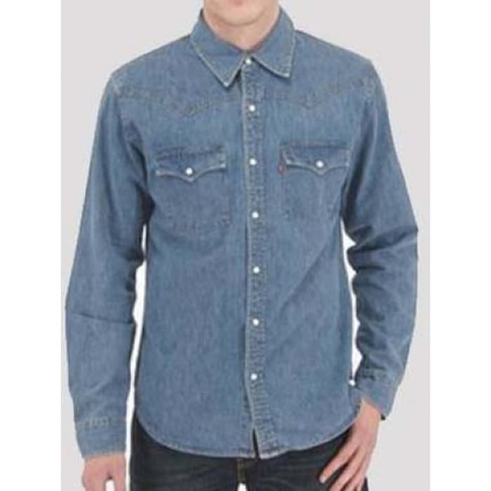 KEMEJA JEANS LEVIS - Hitam- L