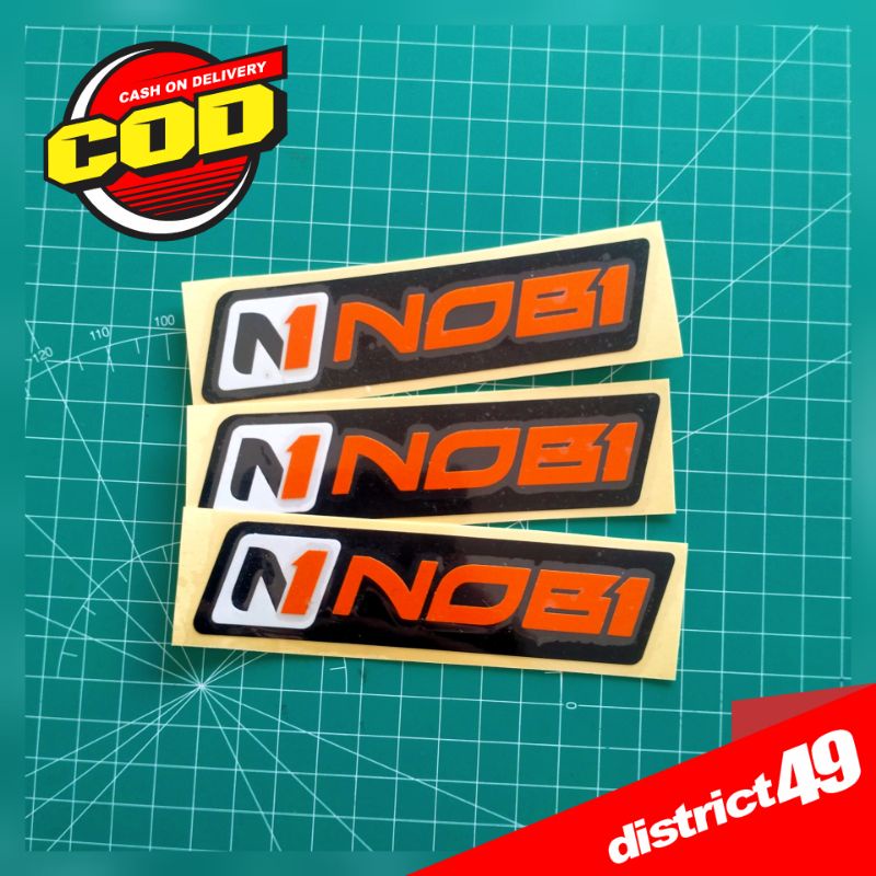 Cutting sticker - Stiker cutting Nob1 - Stiker Nob1 - Stiker Motor Mobil dan Helm