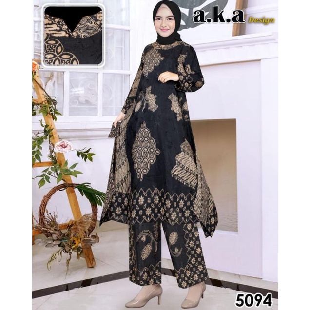STELAN BATIK PREMIUM/SET WANITA/BAJU TRADISIONAL/BATIK BABY PREMIUM