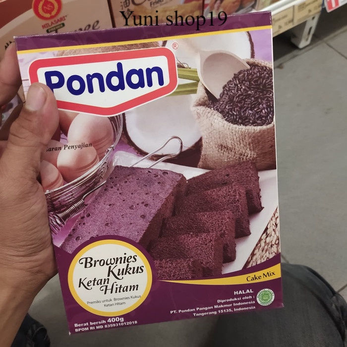 

tepung pondan brownis ketan hitam 400gr