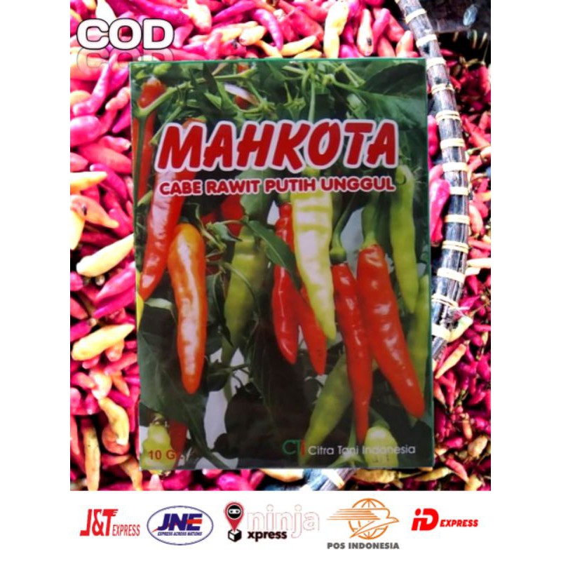 Benih bibit Cabe/cabai Rawit Unggul MAHKOTA 10gram - Cabai rawit merah