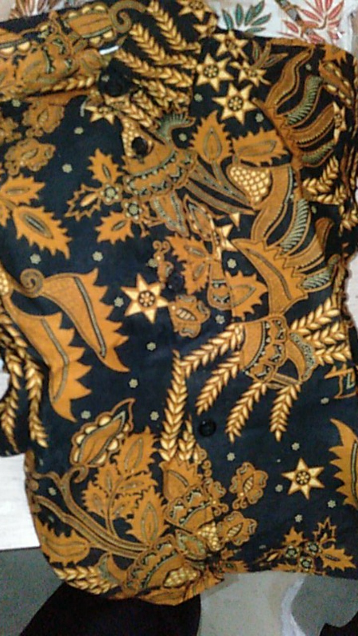 Atasan Kemeja Batik Pria Lengan Panjang Baju Batik Cowok Moderen Bahan Katun Batik Pekalongan
