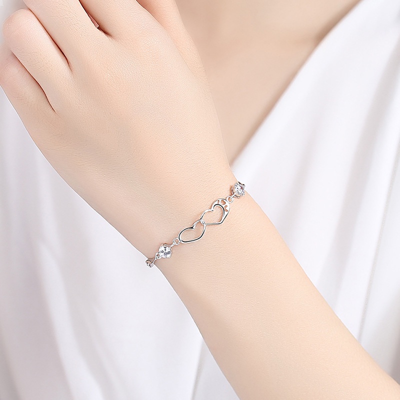 Gelang Sterling silver S925  (Garansi  2  Tahun) Fashion dan manis Bracelet Fashion and sweet perak asli S925 Original Arctic Deer