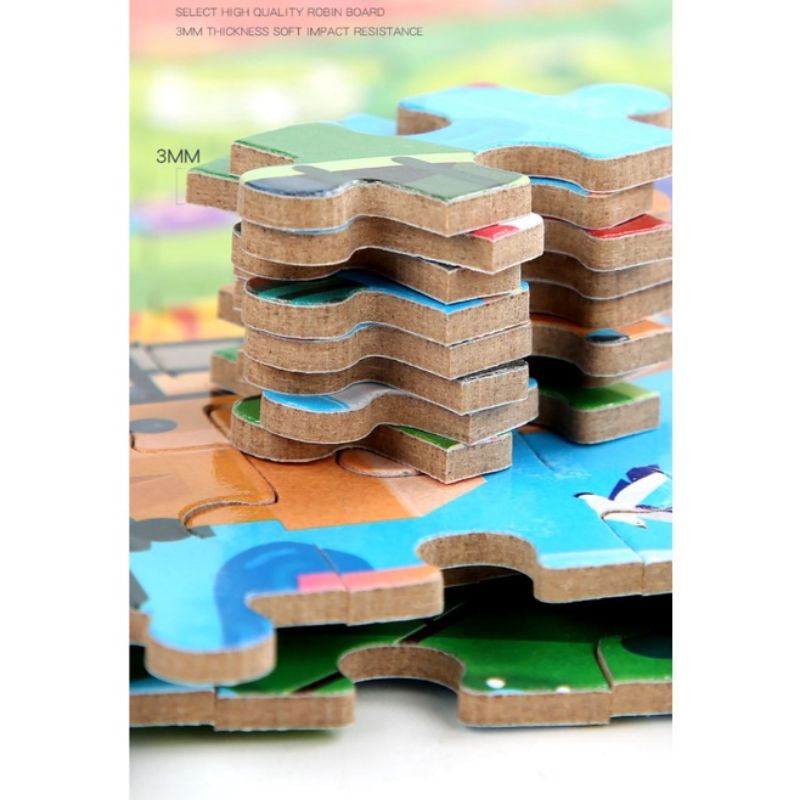 Jigsaw Puzzle Kaleng 100 Pcs / Puzzle 100 Keping Lucu