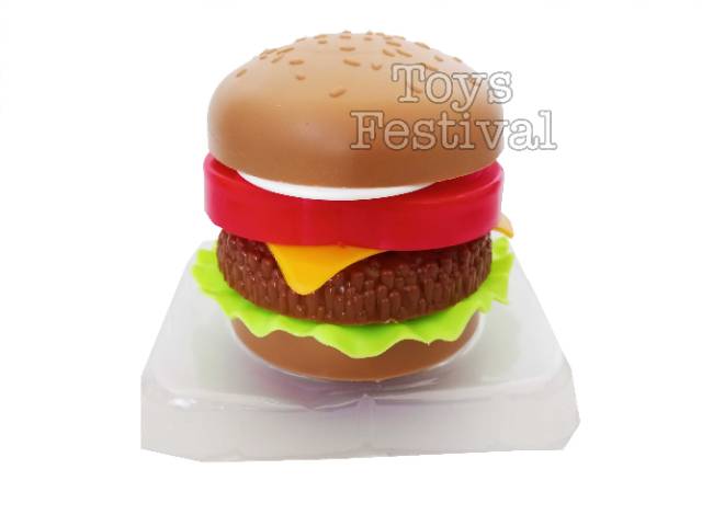 Mainan DIY Stacking Bongkar Pasang Menyusun Burger / Hotdog / Sosis