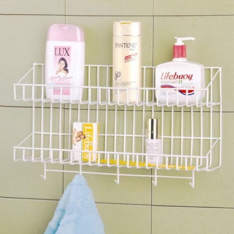 Rak Shampoo Susun 2/Rak Kamar Mandi Besi