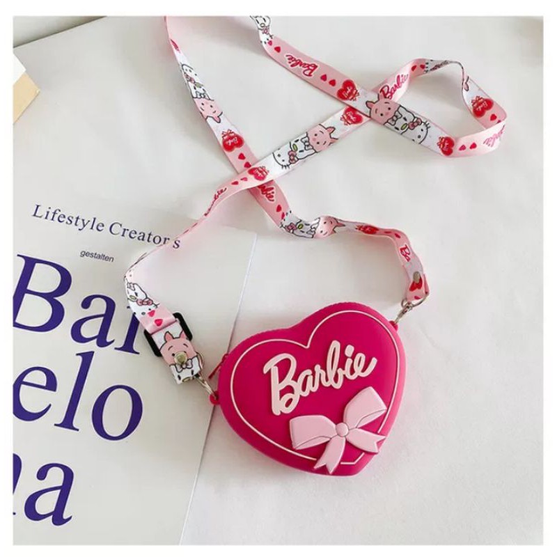tas selempang anak cewek remaja import murah tas pesta anak branded - tas barbie anak