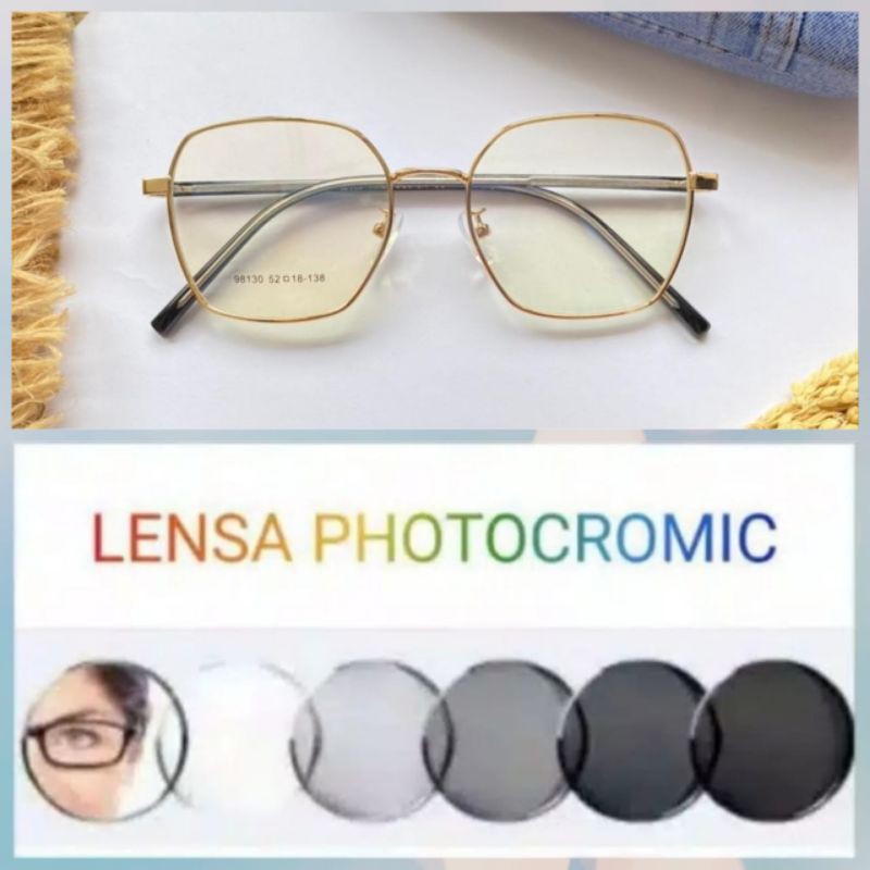 gratis lensa minus atau plus.. frame kacamata 98130