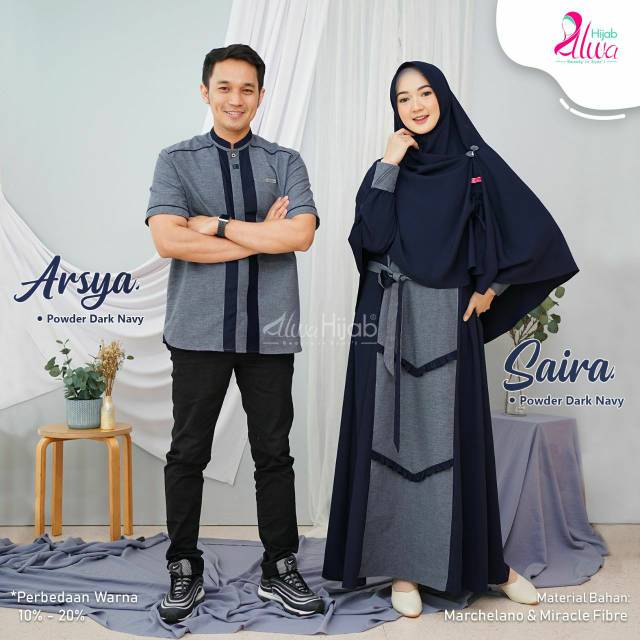 Couple Arsya Saira Alwa Hijab