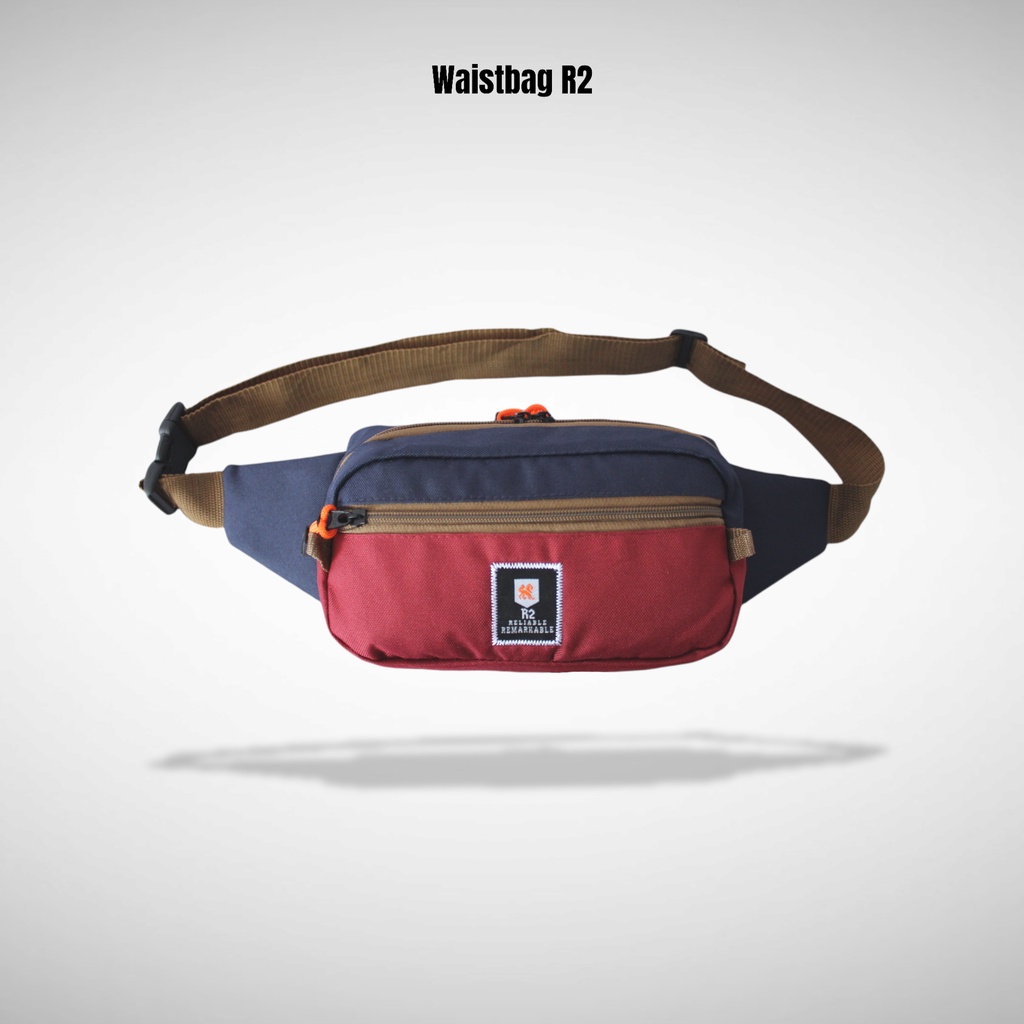 Tas Mini Waistbag Warna Outdoor - Tas Selempang Cross Body Unisex R2 ELBRUS Bufback