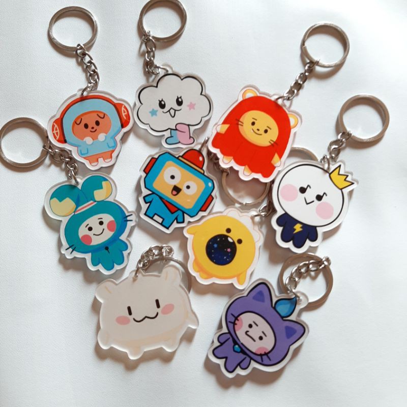 Keychain Ganci Akrilik TREASURE TRUZ LINE Character
