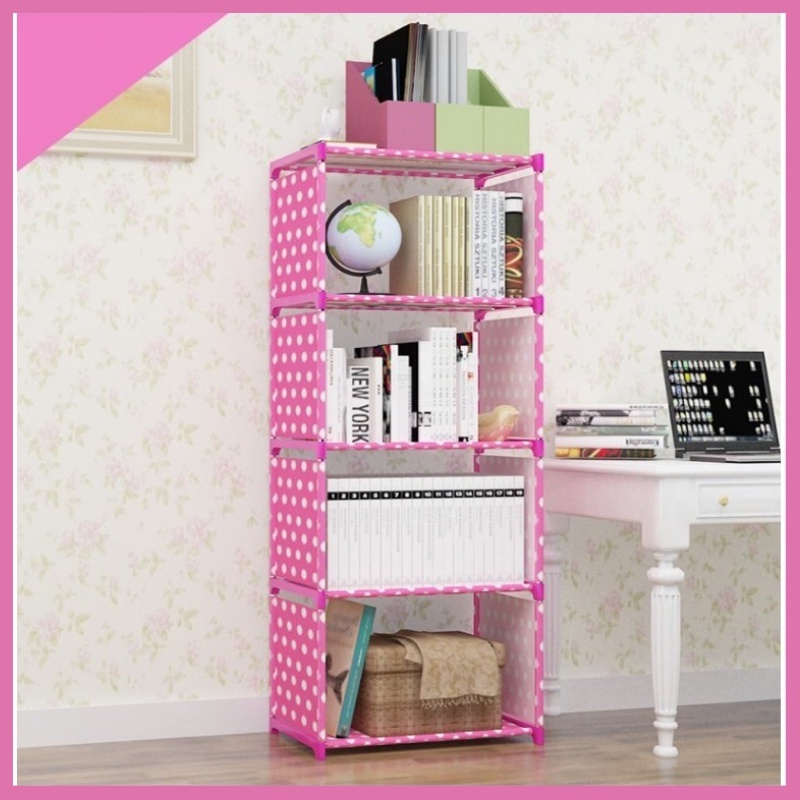 Rak buku portable rak serbaguna - Rak Buku Portable 5 Tingkat rak buku//RAK BUKU/RAK KAMAR/RAK PORTA