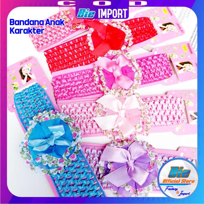 Bandana Anak Rajut Pita  Impor Best Seller