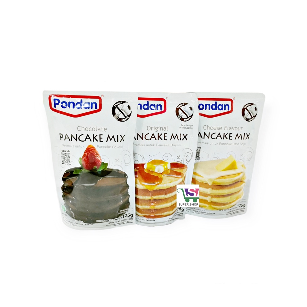 Pondan Premiks Original Pancake Mix 125 Gram