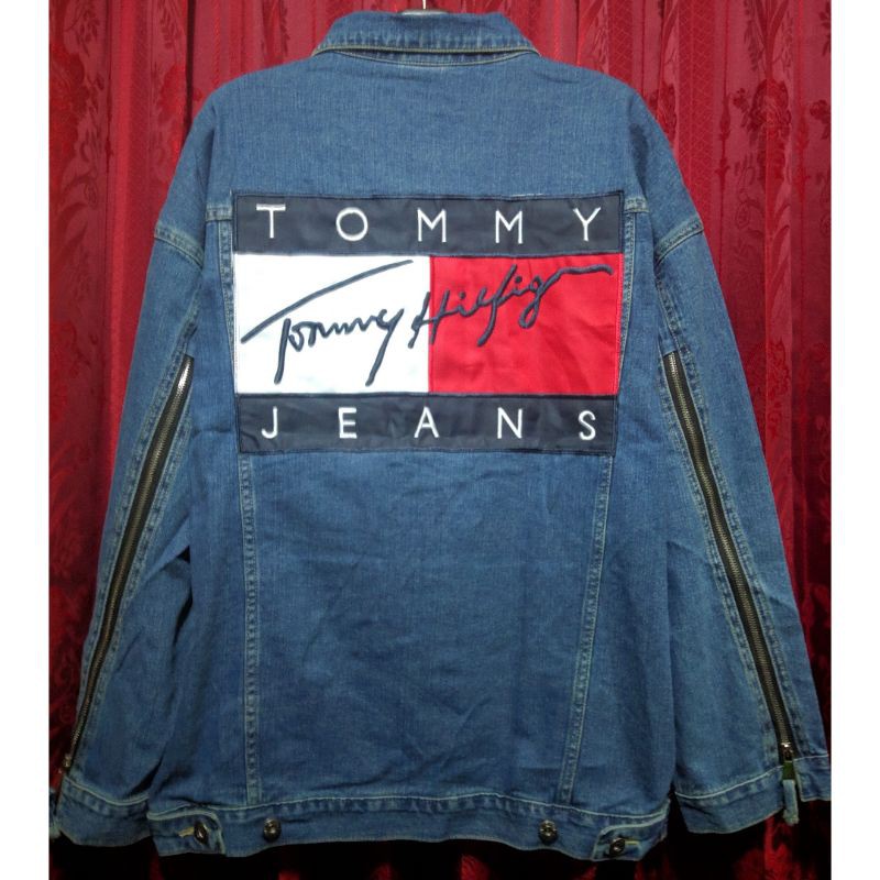 Tommy Hilfiger Denim Big logo preloved jacket Tommy Jeans