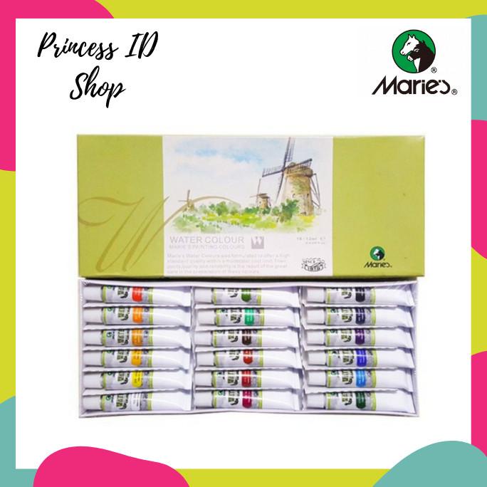 

Maries Water Colour Set Type 1338 12Ml 18 Warna (Cat Air)