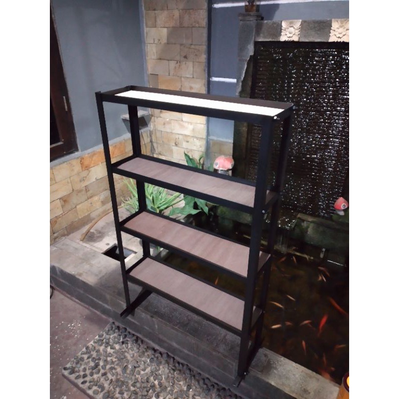 Rak cupang 4 susun 100x65x16  toples 4 liter bongkar pasang