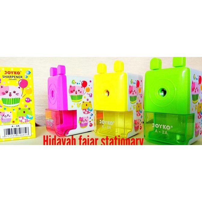 

Cuci Gudang Awal Tahun serutan pensil / rautan putar Joyko Promo Awal tahun