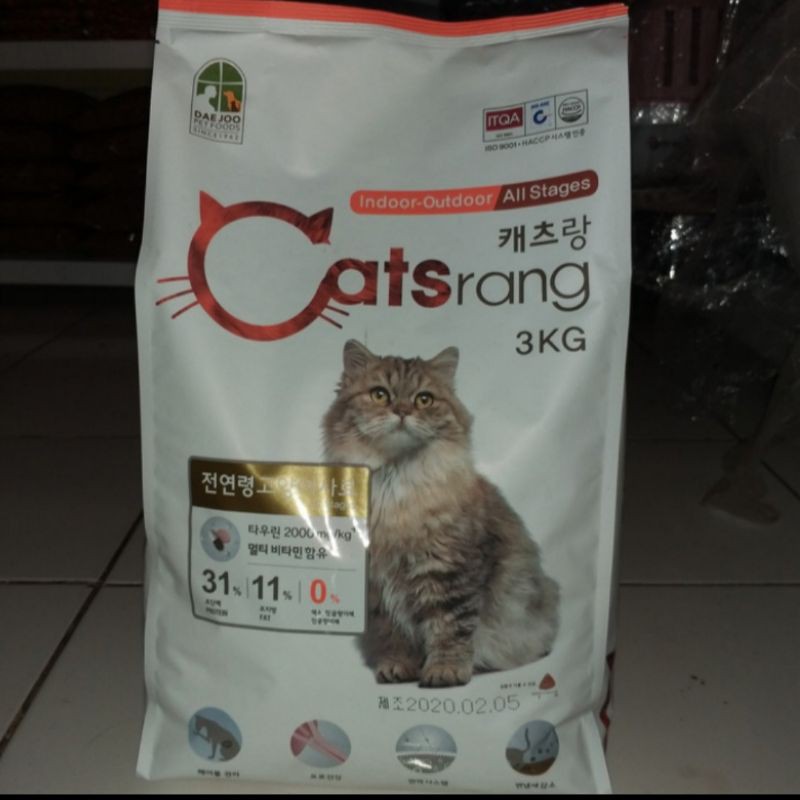 Catsrang Allstage Freshpack 3 kg / Makanan Kucing / Dry food