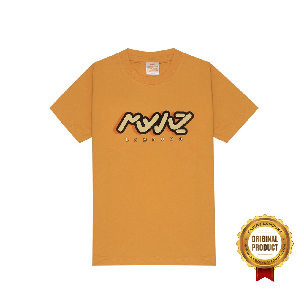 T-Shirt Baju Anak Kaway Kids AKSARA KIDS YELLOW