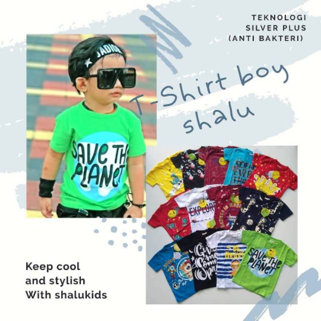 Kaos / Baju Anak Cowo Shalu Kids