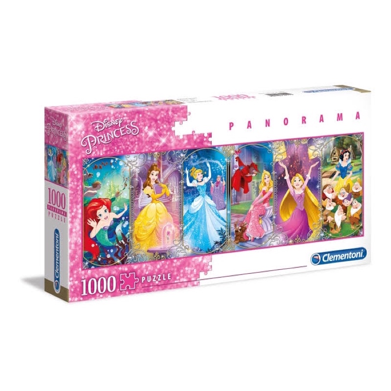 Panorama Puzzle Disney Princess 1000 - Clementoni Puzzle 1000pcs Disney Princess - Puzzle 1000 Pcs