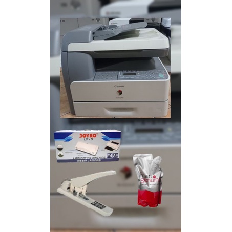 

mesin fotocopy mini Canon Ir1024 1022 rekondisi bonus laminating staples dan toner