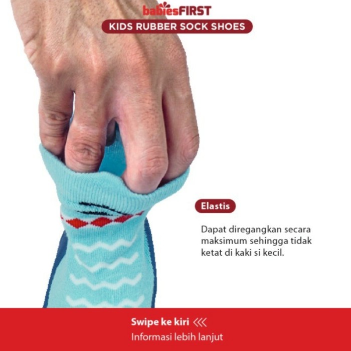 BABIESFIRST Rubber Shoes Kaos Kaki Sepatu Sol Karet Prewalker Shoes Sepatu Bayi Karet