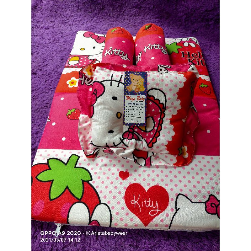 SET MATRAS BAYI JUMBO (1Bantal+2guling) karakter