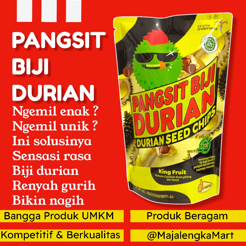 

Pangsit Biji Durian, Pangsit Kolaborasi Dengan Biji Durian Majalengka Mart