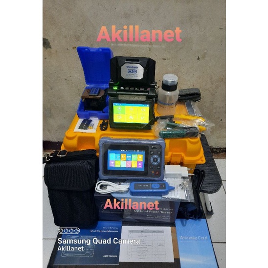 Paket Arc Fusion Splicer Comway A33 & Smart OTDR Mini S760 Pro Free Wire Tracker