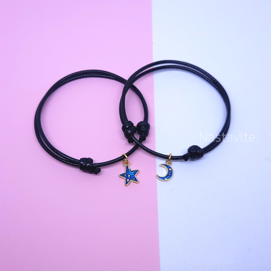 Gelang couple pasangan aesthetic simpel korea bestie sahabat ber 3