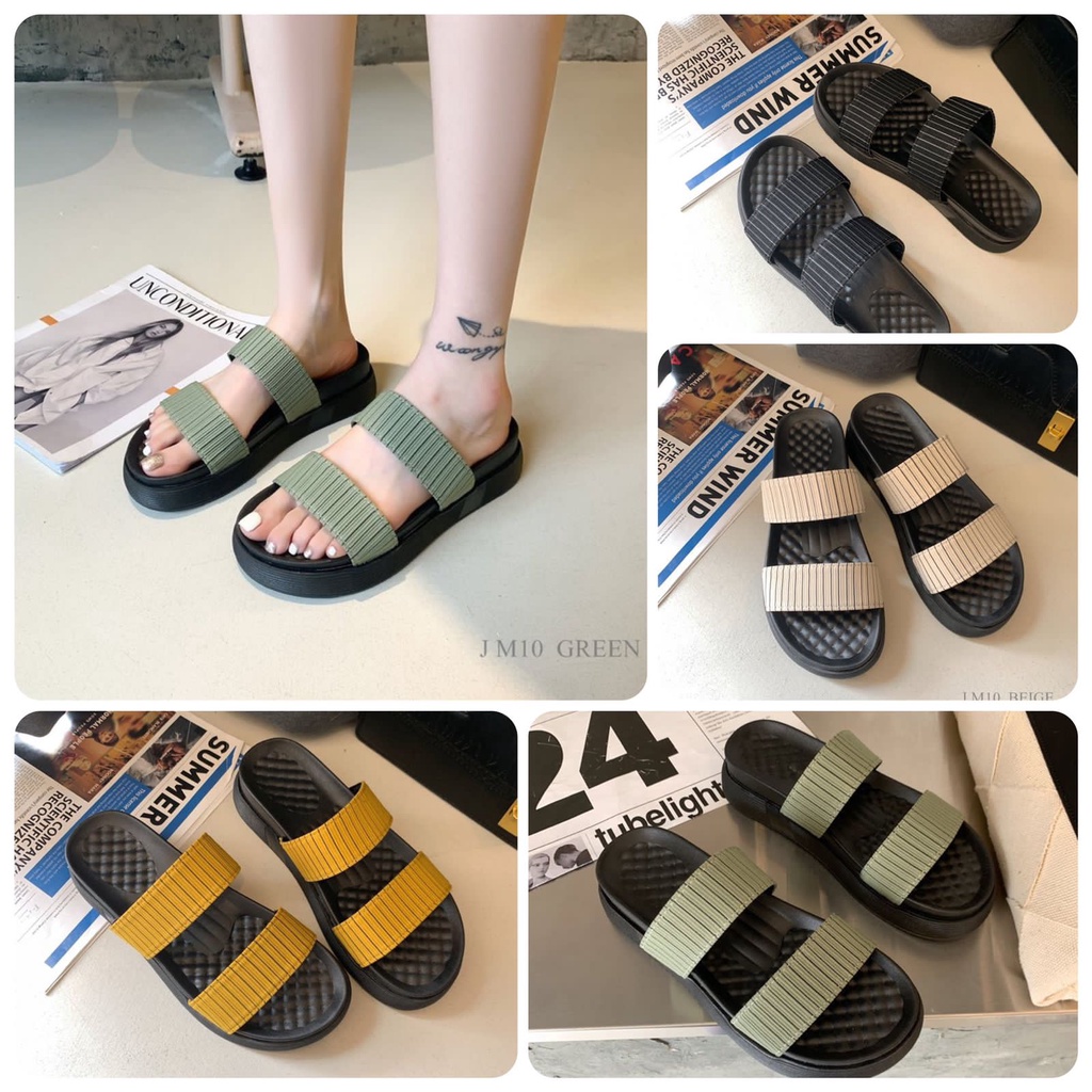 SANDAL SLIPPERS DOUBLE STRAPS BENEDICTO M10