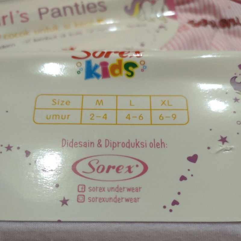 Sorex Kids SK 1303(M,L,XL)hot pant motif you go heart harga perpak/2biji