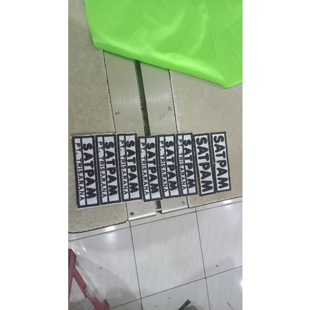 BORDIR TIMBUL NAMA-NAMA/EMBLEM/PATCH/BET/BORDIR/BADGE