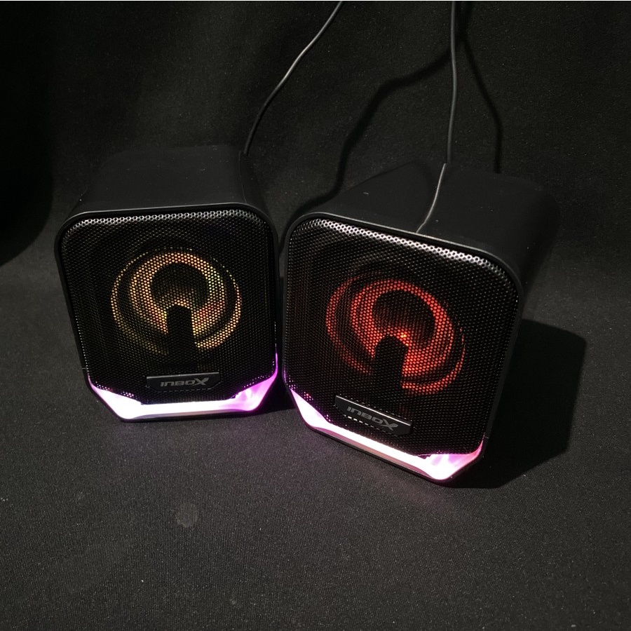 Speaker PC Super BASS INBOX GS-03 MAXIMUS GS03 Gaming SPEAKER USB RGB original