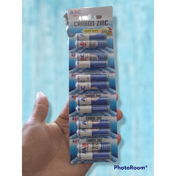 Battery/baterai ABC AAA Biru