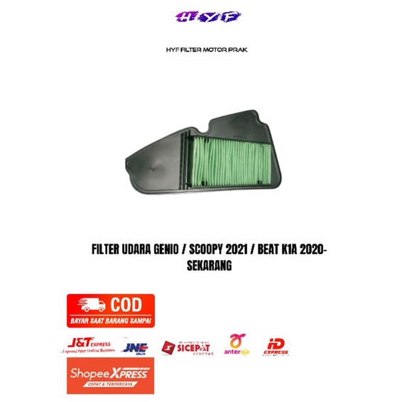 saringan filter udara Genio Beat New 2021 Beat street 2021 Scoopy 2021