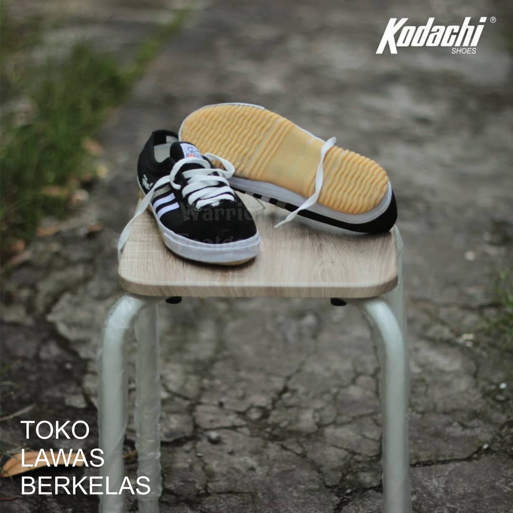 Sepatu Kodachi 8111 HITAM PUTIH  8111 BLACK WHITE  8111 HP. Sepatu Kodachi Hitam 8111 HPH Kodachi